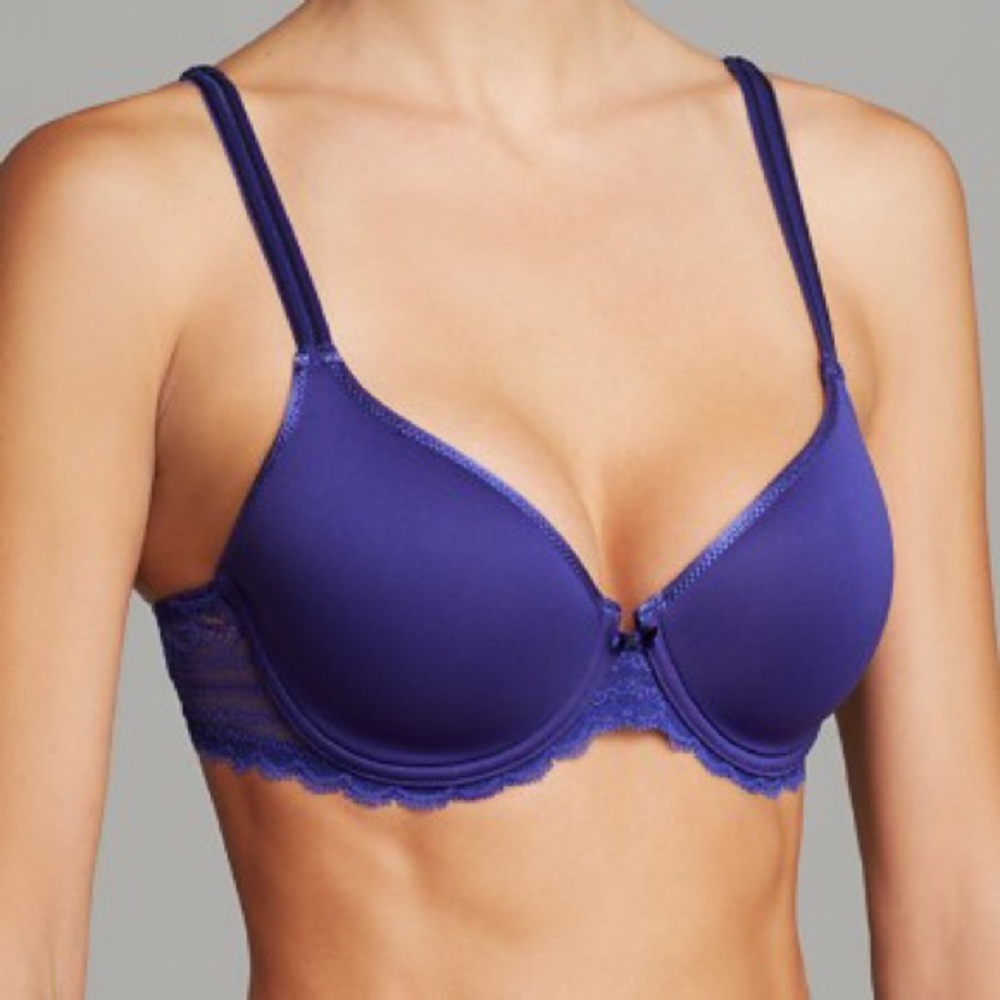 CHANTELLE 1747 Merci T-Shirt Bra Blue / Purple 30D